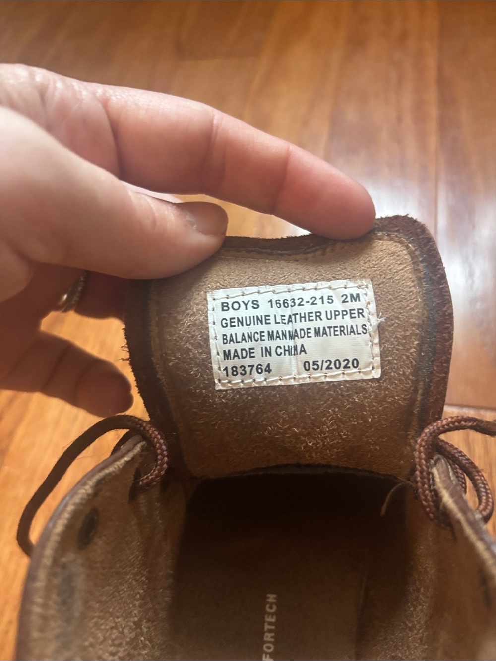 Florsheim Brown Leather Chukka Boots Boys 2 - Picture 3 of 5